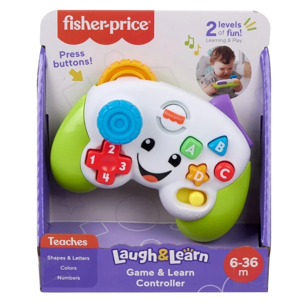 Fisher-Price Laugh & Learn Game & Learn Controller, Musical Toy Lights Learn